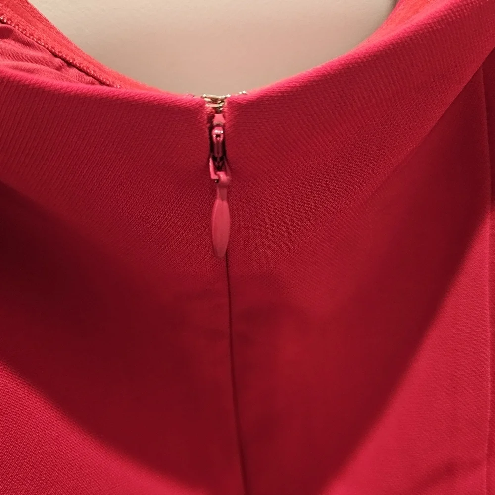 Choosy Magenta Puff Sleeve Belted Romper Size 4 NWT